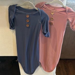 Caden Lane Set of 2 Baby Gowns